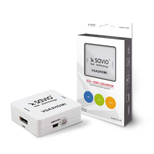 Pretvornik VGA v HDMI Full HD 1080p 60Hz