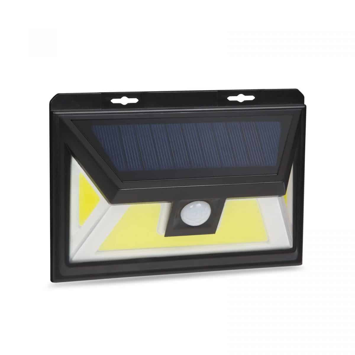 Stenska solarna COB LED solarna svetilka 5W 300lm 1200 mAh IP65 s senzorjem gibanja in mraka 3 načini delovanja