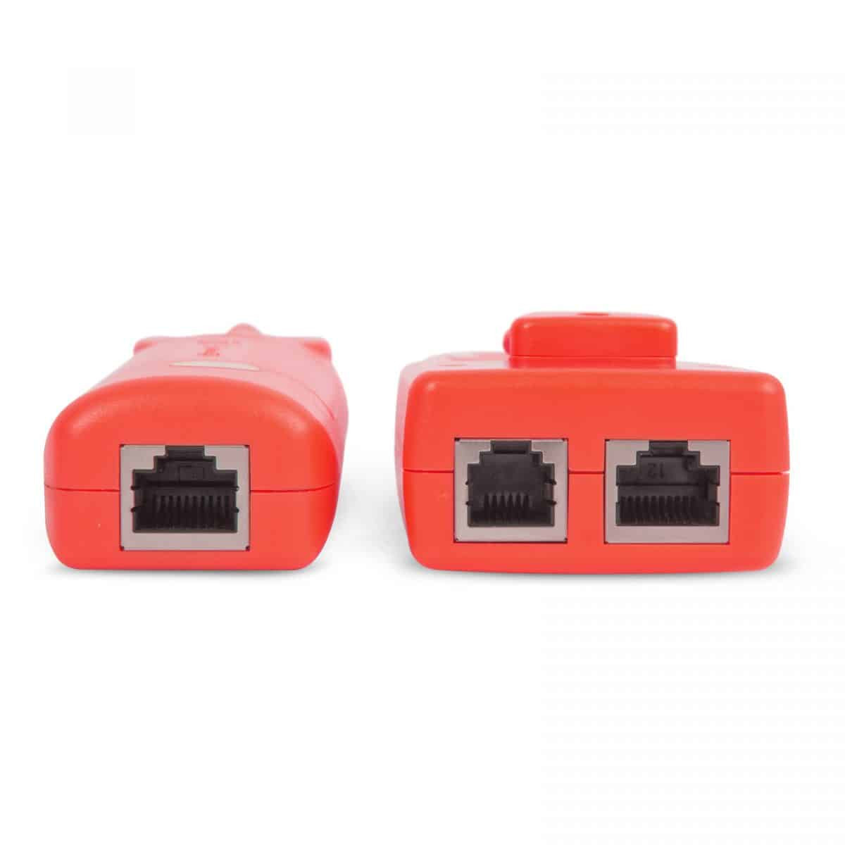 Iskalnik kablov z zvočnim opozorilom, LED - RJ45 tester kablov