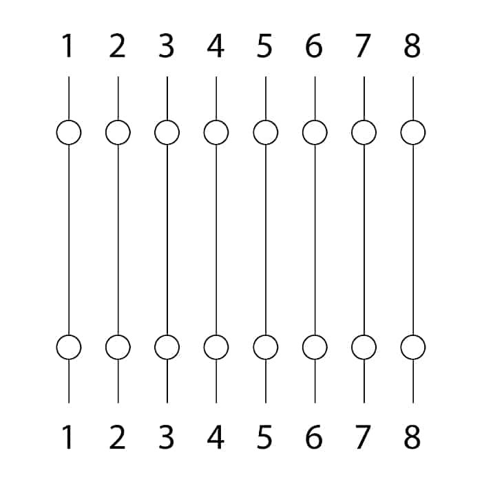 Povezovalni element 8P8C - 8P8C Cat5e