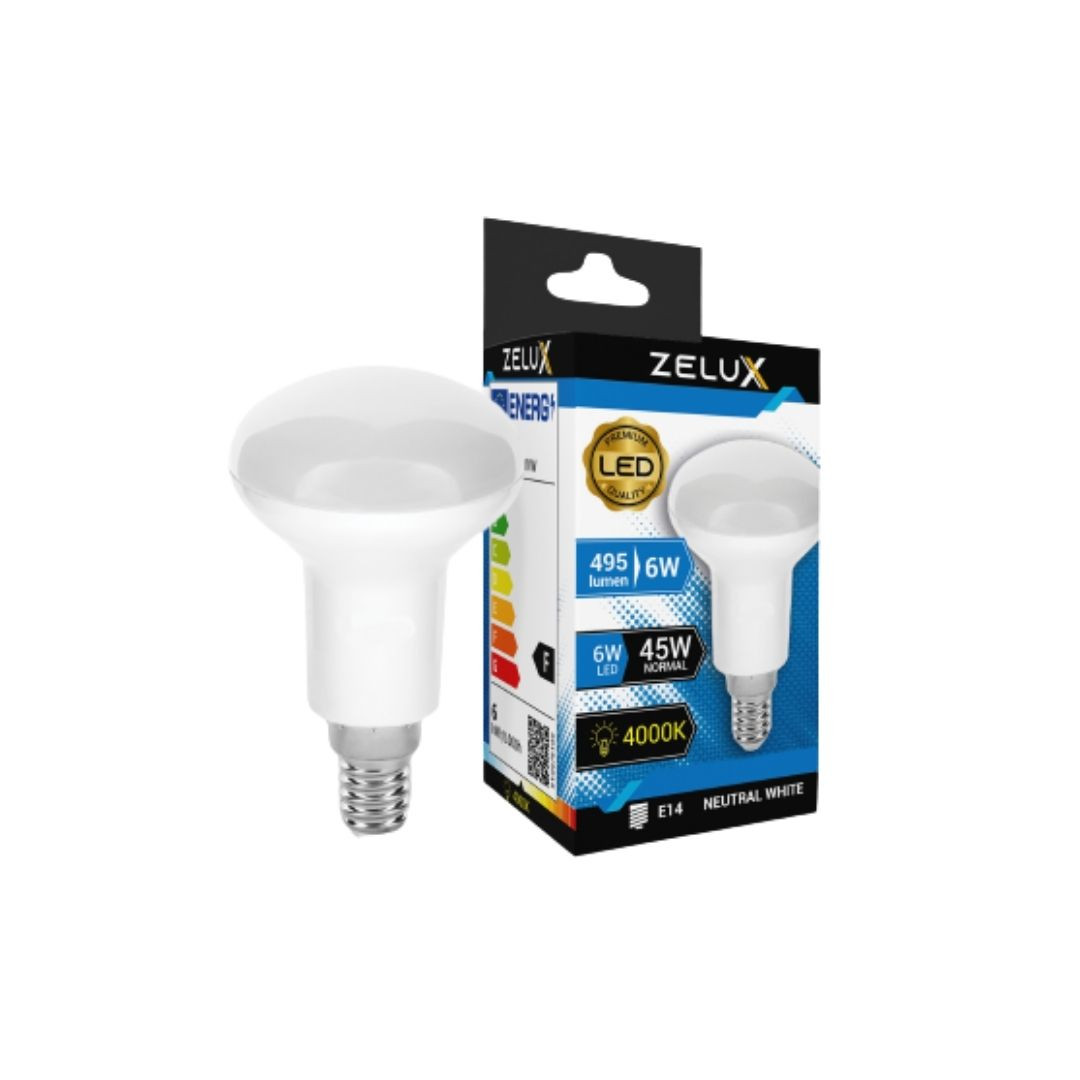 LED sijalka E14 R50 6W 495lm 4000K