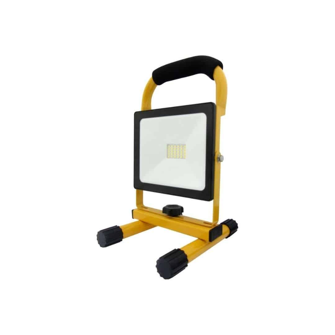 Delovni LED reflektor s stojalom 20W 1600lm 4200K s kablom IP65 vodotesen