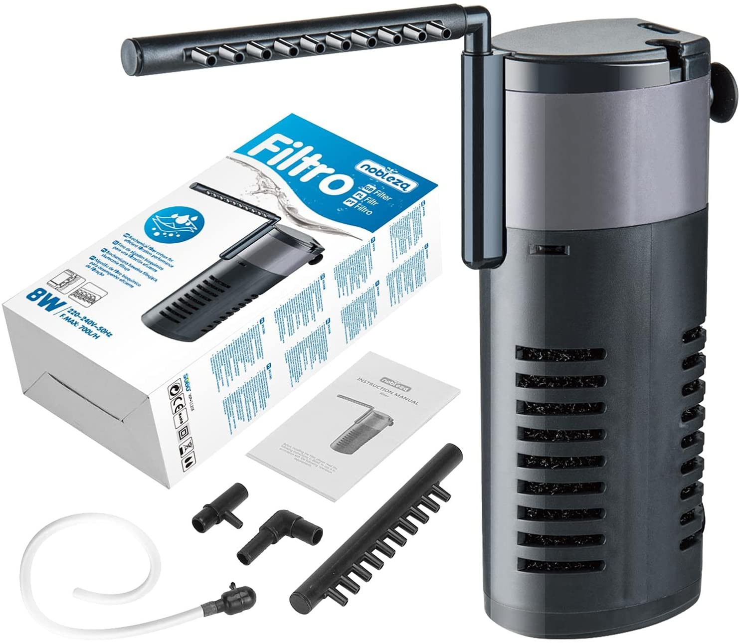 Akvarijski filter potopni 8W 700L/h