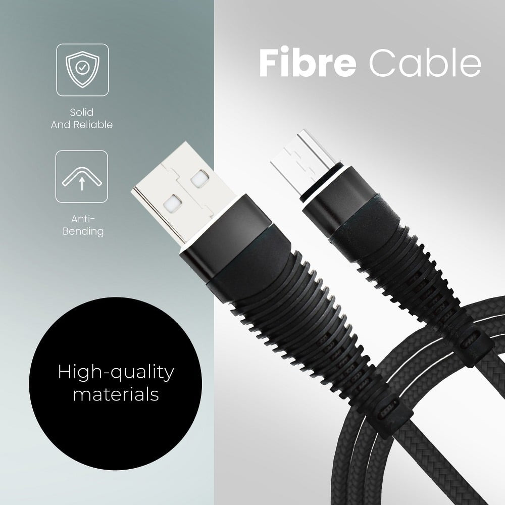 USB-C kabel 1 meter črn