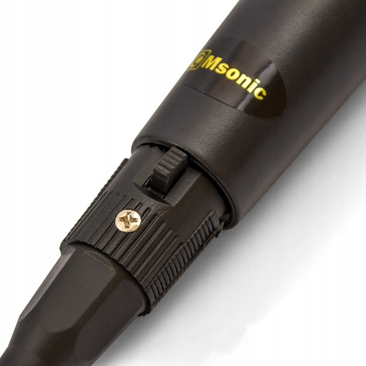 Žični vokalni dinamični mikrofon 6,3mm 2m črn