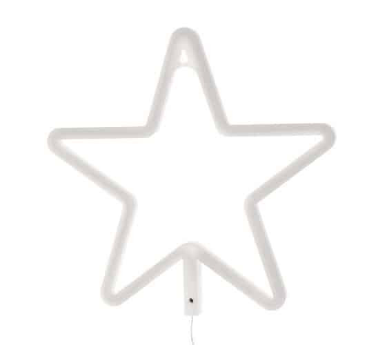 LED zvezda na USB napajanje ali 3xAA baterije toplo bela