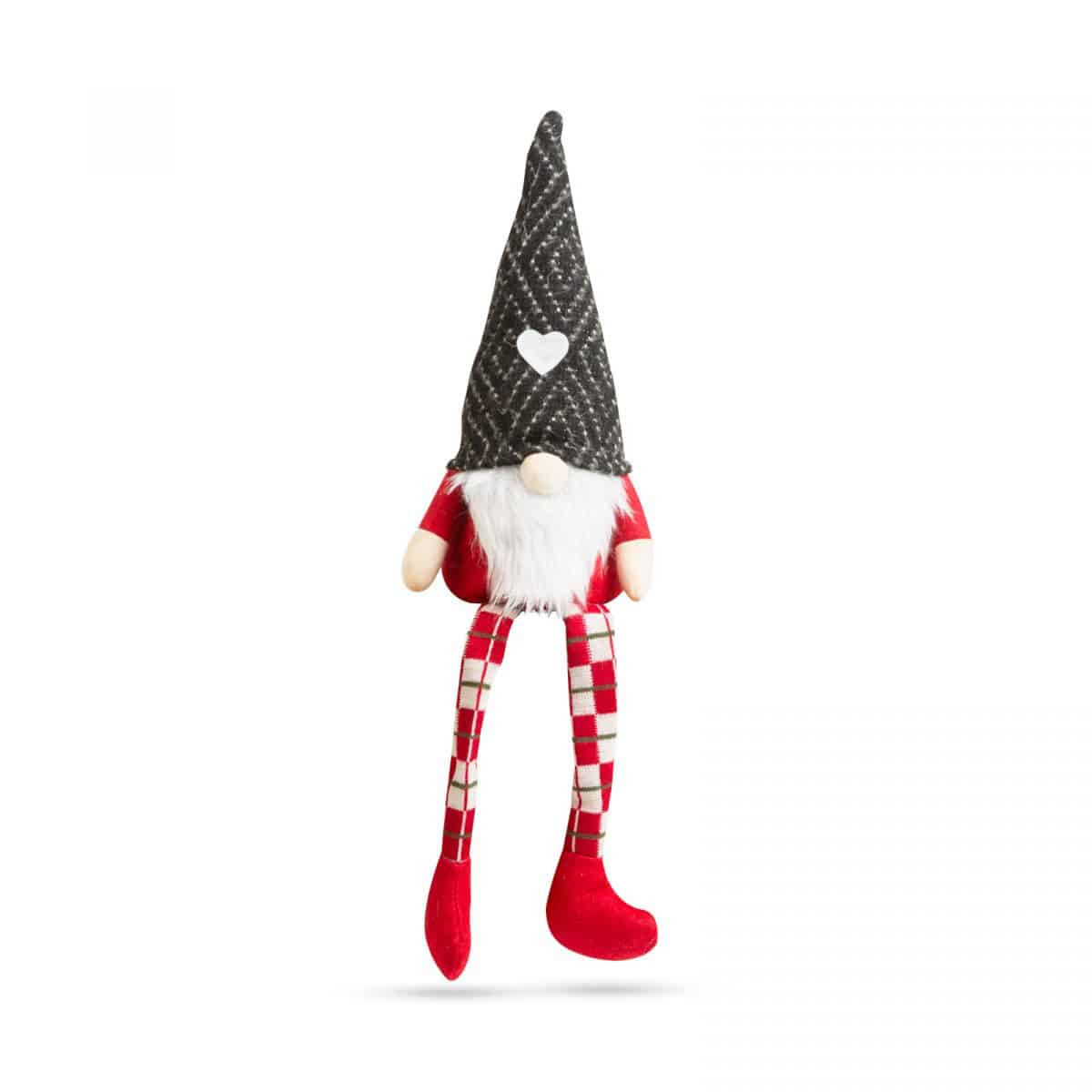 Božični skandinavski škrat Gnome z nogami 2 vrsti 50cm
