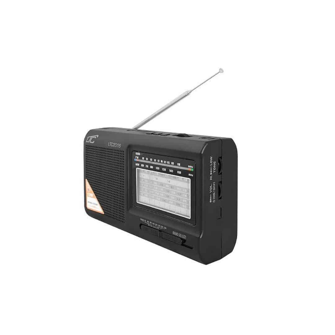 Prenosni radio z MP3 predvajalnikom USB / SD 10W z akumulatorjem 210 x 124 x 57 mm črn