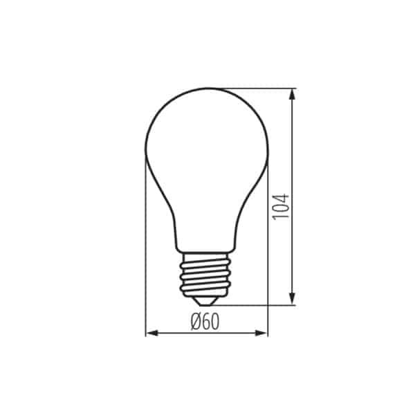 LED sijalka E27 7W 4000K STEPDIM zatemnilna 3 koraki 7% /50% /100%