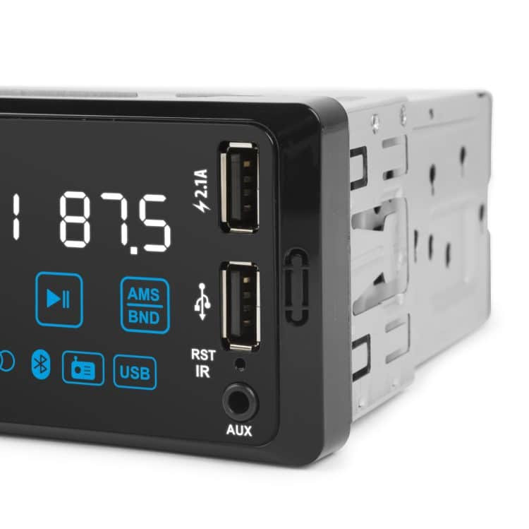 Avtoradio PhantomX 1 DIN 4 x 50W bluetooth/MP3/AUX/USB z glasovnim upravljanjem ter upravljanjem s kretnjami
