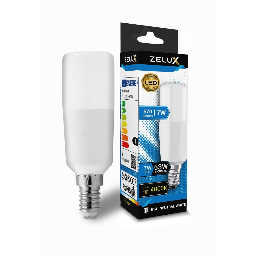 LED sijalka E14 stick T30 7W 570lm 4000K