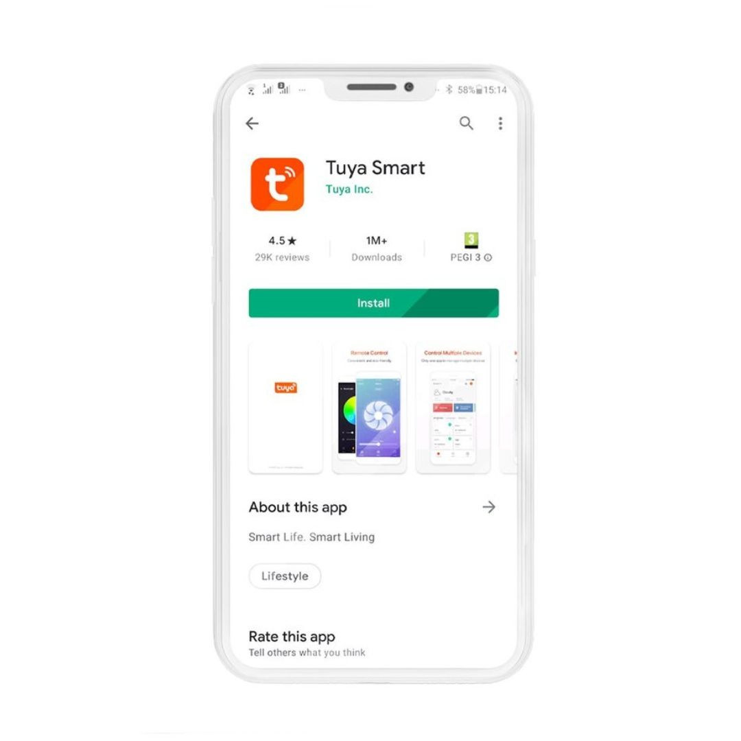 Pametni LED trak TUYA smart aplikacija 5m CCT+RGB z Wi-Fi kontrolerjem