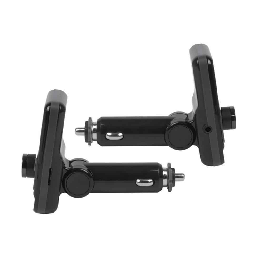 FM bluetooth 5.0 oddajnik transmitter z mikrofonom 2xUSB 1+2,4A