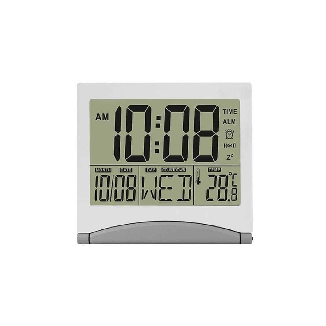 LCD digitalna ura z budilko in termometrom