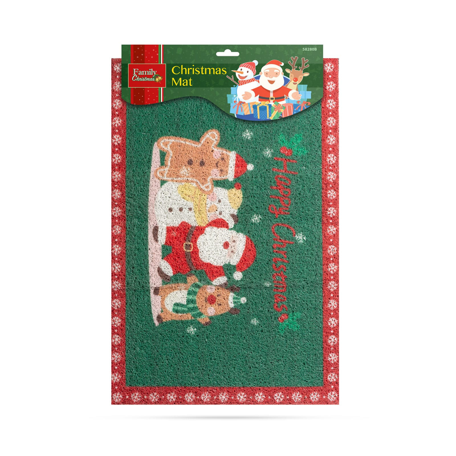 Božični predpražnik "Happy Christmas" 60 x 40cm