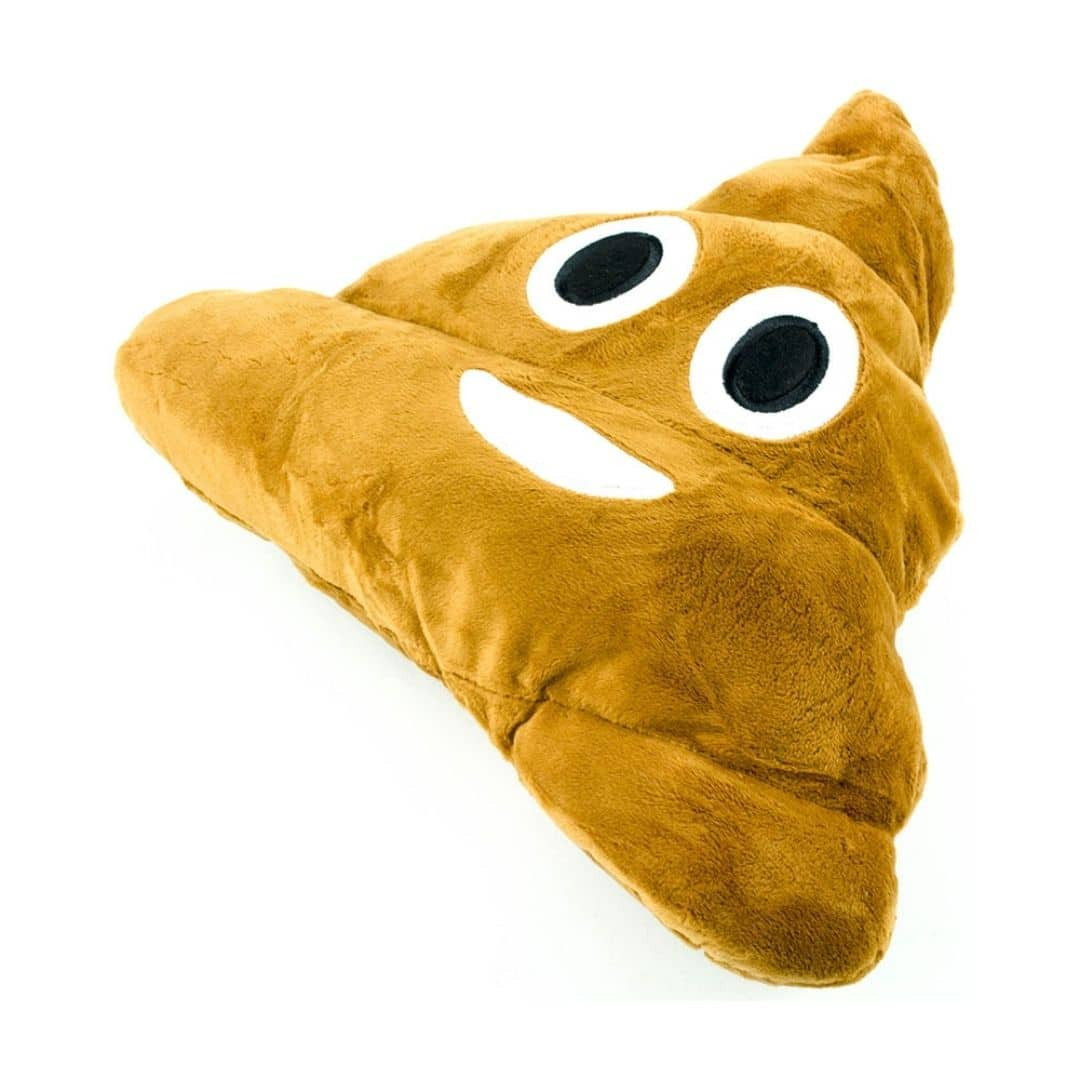 Okrasna blazina emoji "kakec" 30 x 28cm
