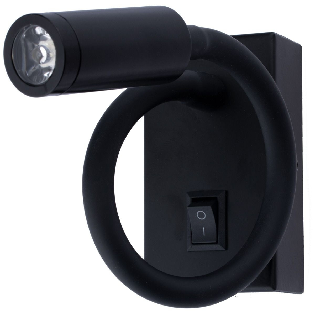 Bralna LED svetilka Leo 3W 4000K črna