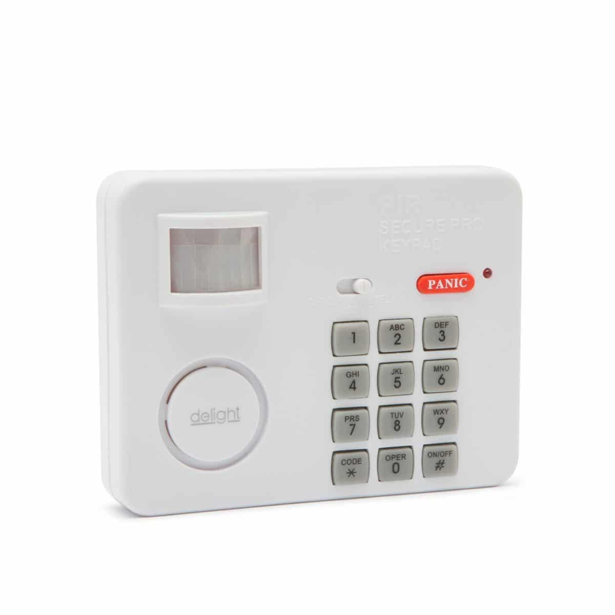 Alarm s senzorjem gibanja na PIN kodo 3 x AA