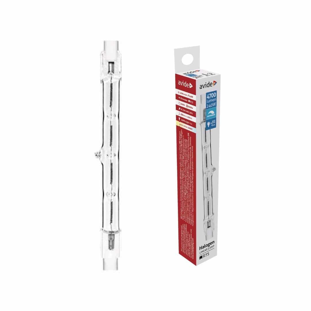 Žarnica halogenska R7s 118mm 240W