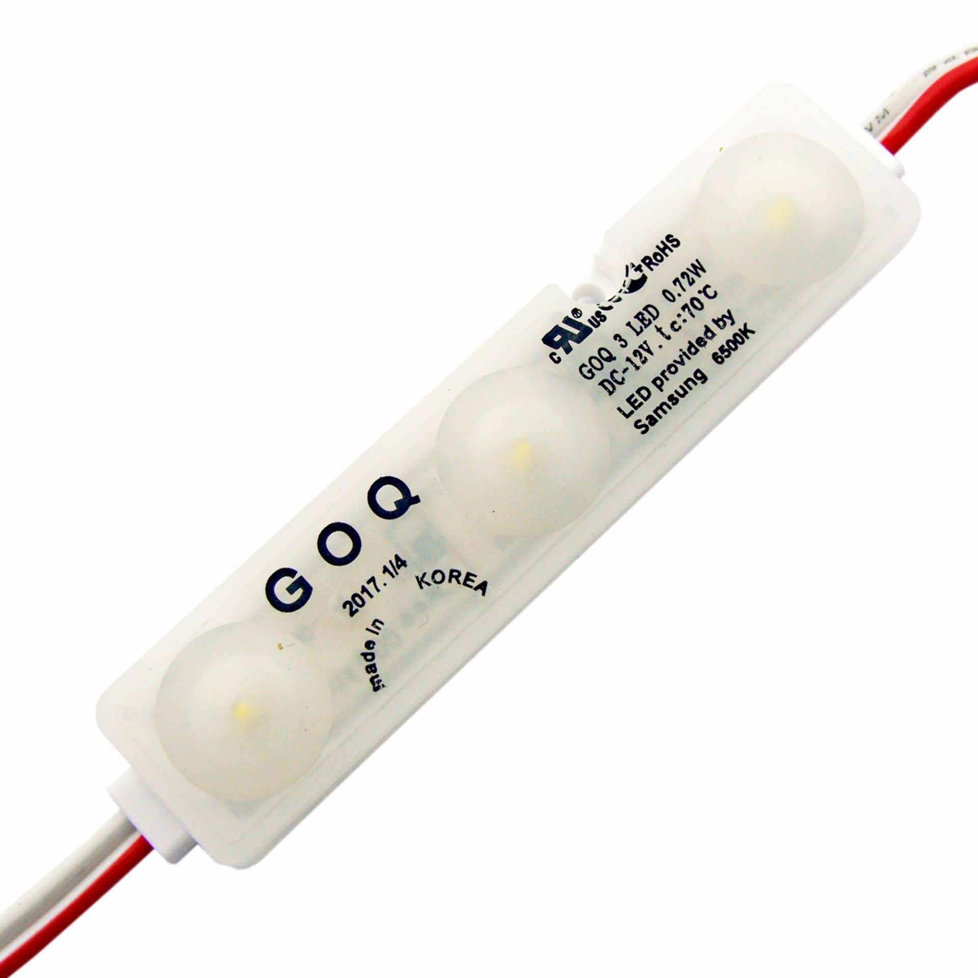 LED modul Samsung GOQ 3x2835 0,72W 6500K 160 stopinj