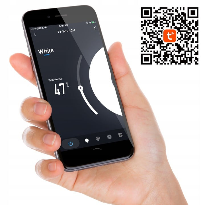 Wi-Fi smart zatemnilnik za enobarvne LED trakove 5-24V 6A DC Tuya
