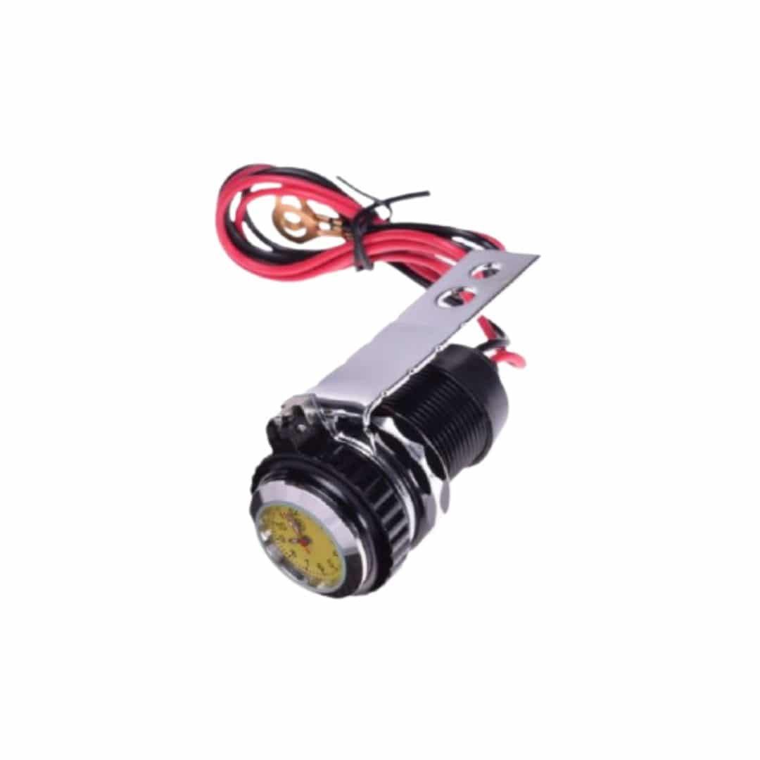 USB vtičnica z analogno uro 12V
