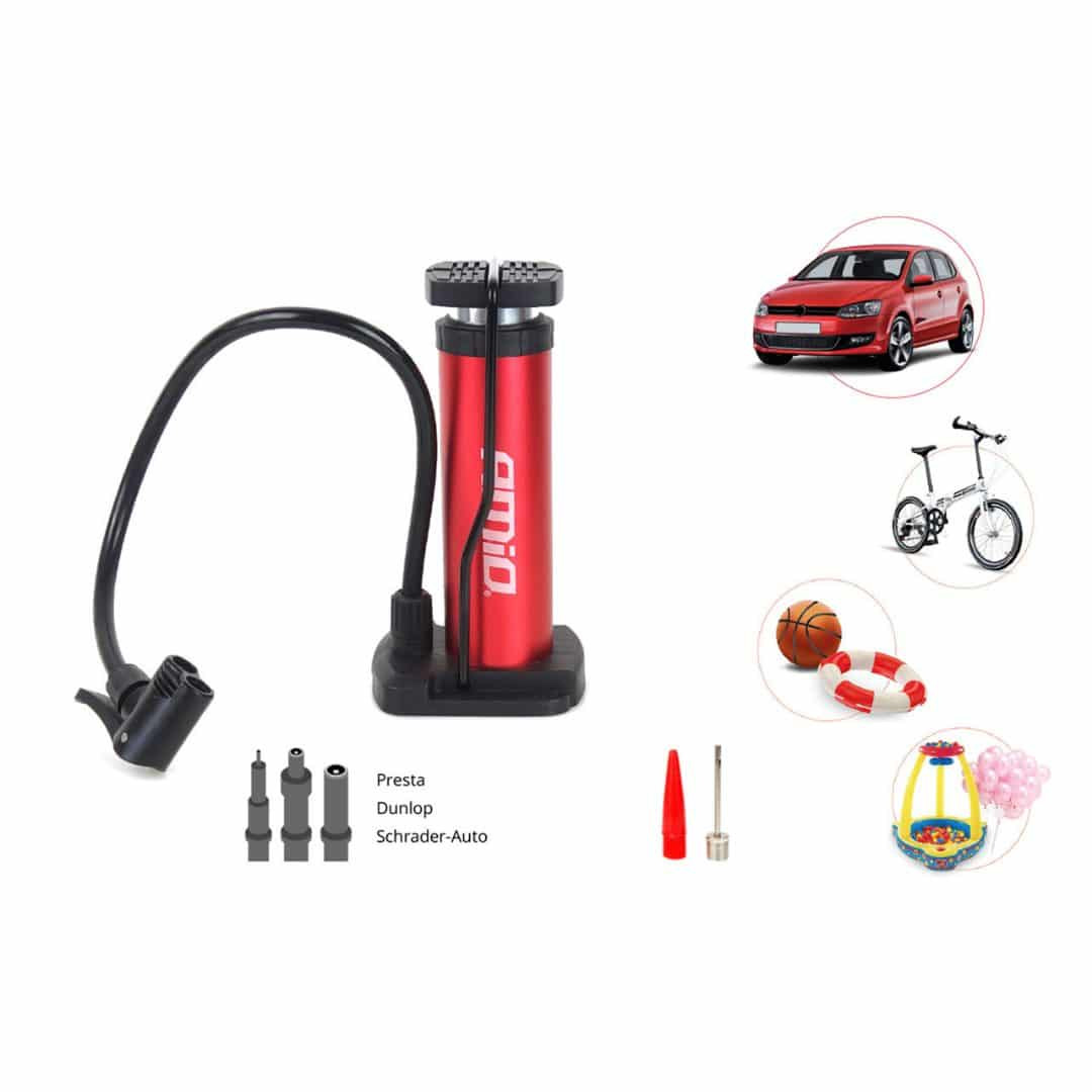 Mini nožna tlačilka za avtomobilske in kolesarske ventile 11 BAR / 160 PSI