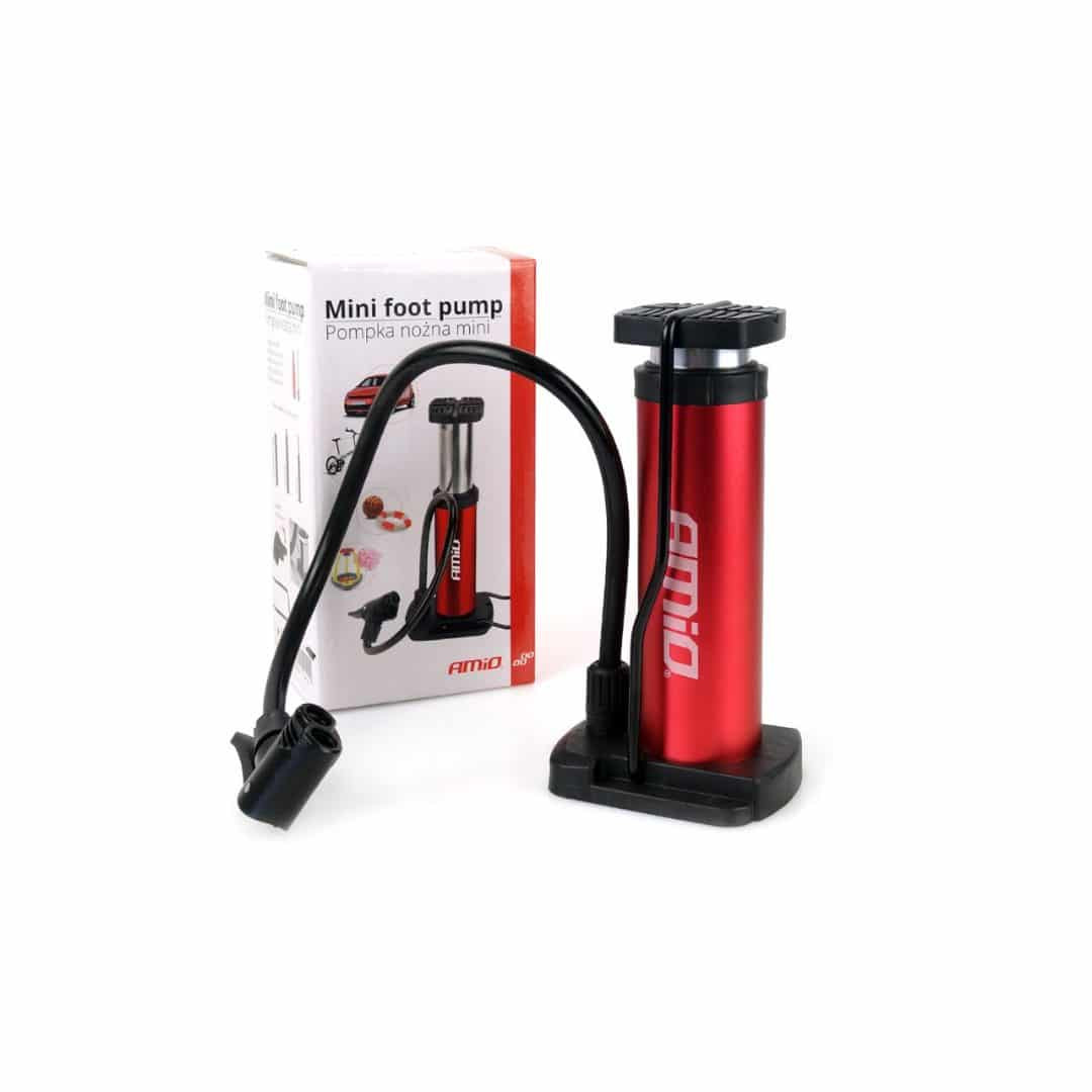 Mini nožna tlačilka za avtomobilske in kolesarske ventile 11 BAR / 160 PSI