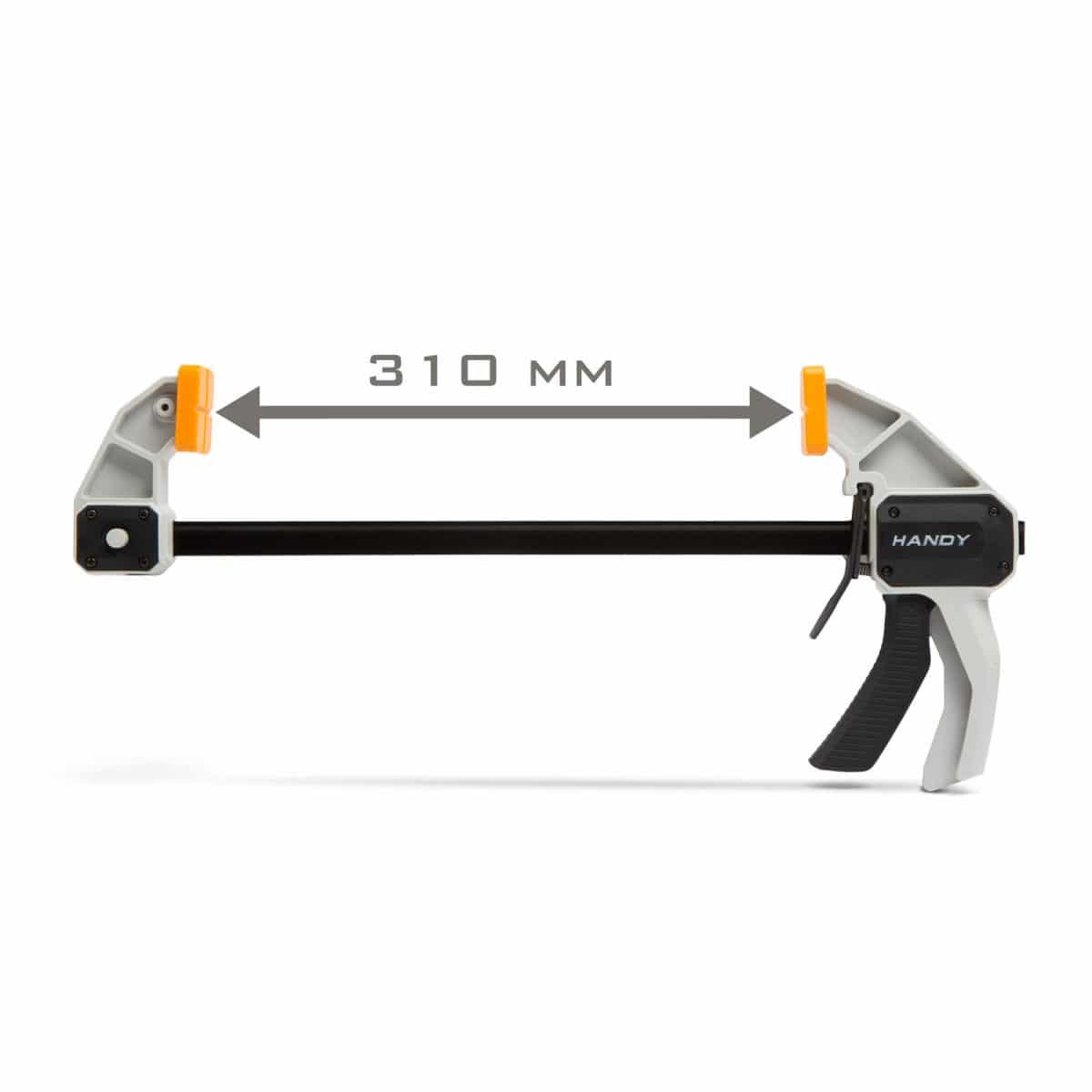 Enoročna vzporedna sponka - 12 "/ 300 mm - 485 x 220 mm