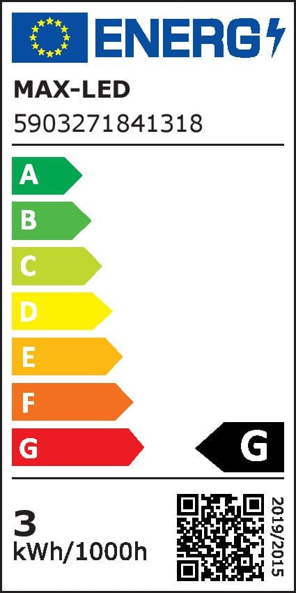 LED sijalka E14 C30 3W 4500K – slika 3
