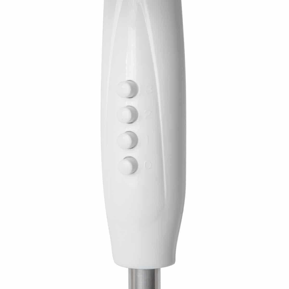Stoječi ventilator s tremi stopnjami Ø38 cm - bel