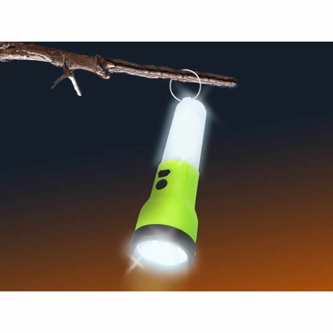 Ročna USB polnilna LED svetilka 2W + 1W SMD 300lm + 150lm