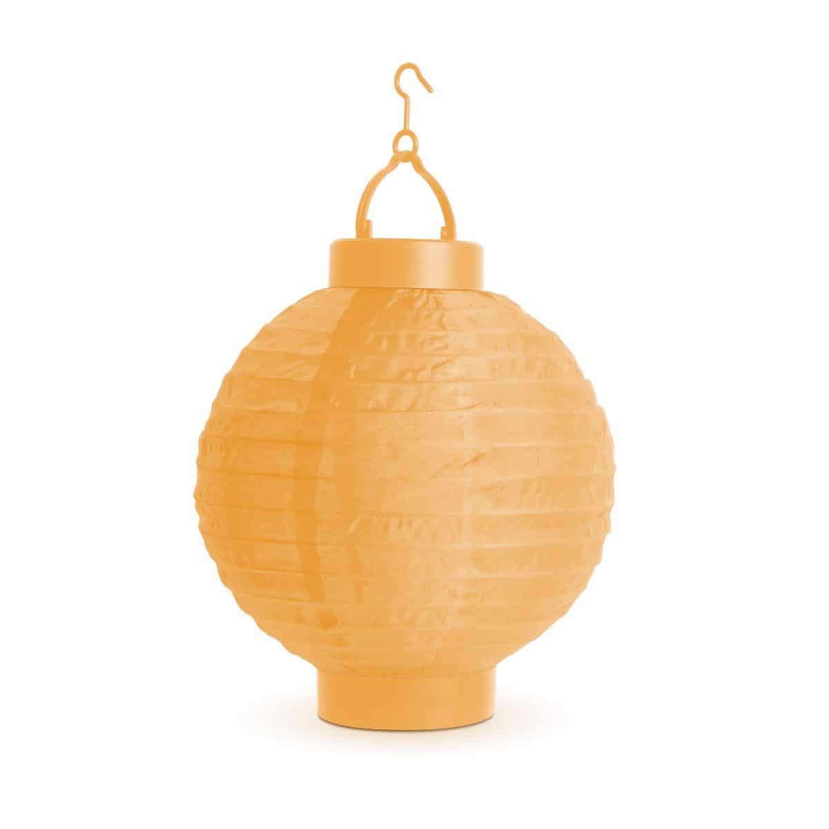 Solarni lampion 3 barve hladno bela LED 21 cm