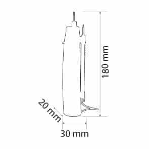 Digitalni multimeter Maxwell pisalo z LED svetilko