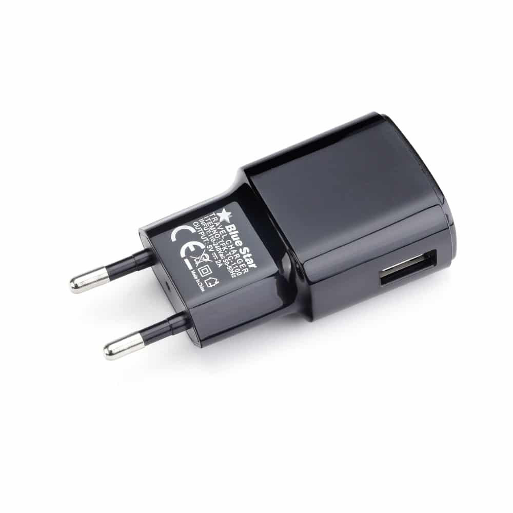 Omrežni polnilec s snemljivim kablom USB-C 2A