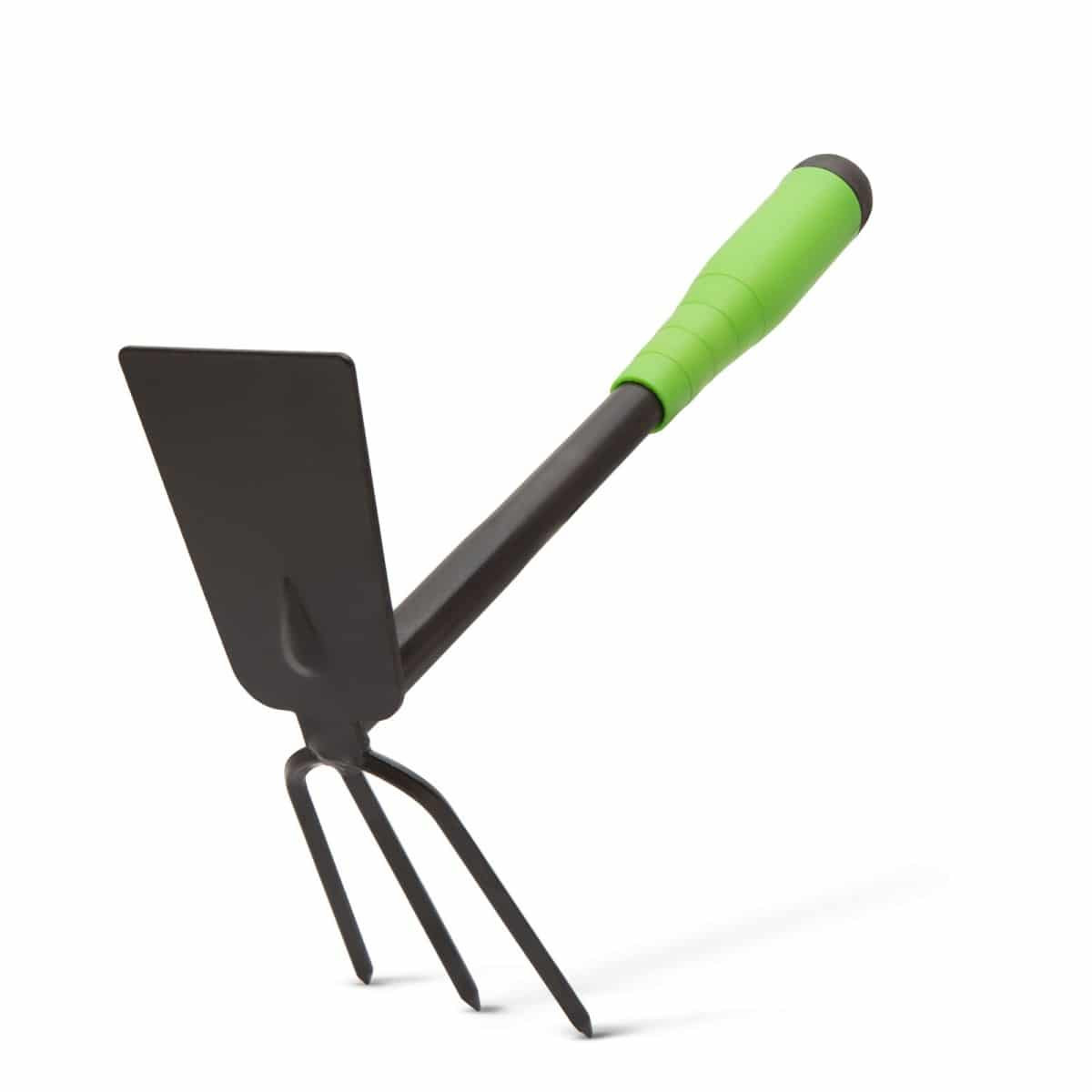 Set kovinskega vrtnega orodja - lopata, grablje in motika