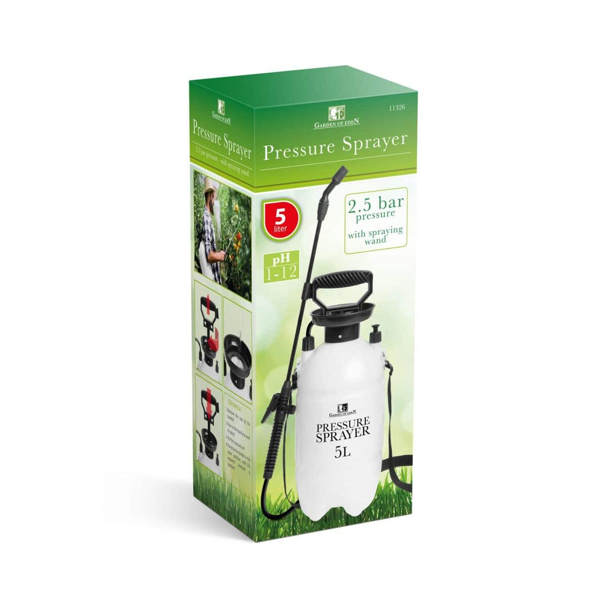 Plastenka za pršenje - 5L - 2,5 bara pritiska - brizgalna palica