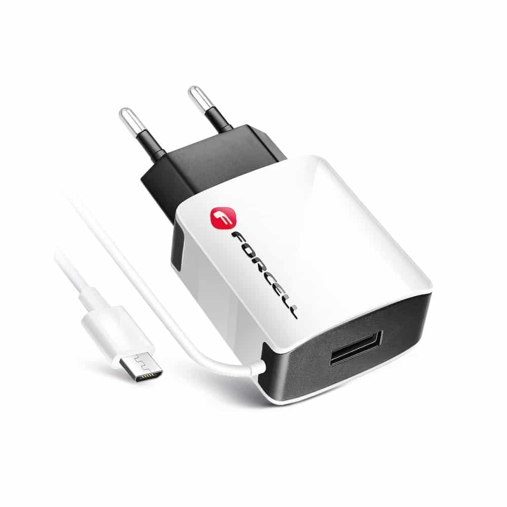 Omrežni polnilec 2A 1x USB + kabel