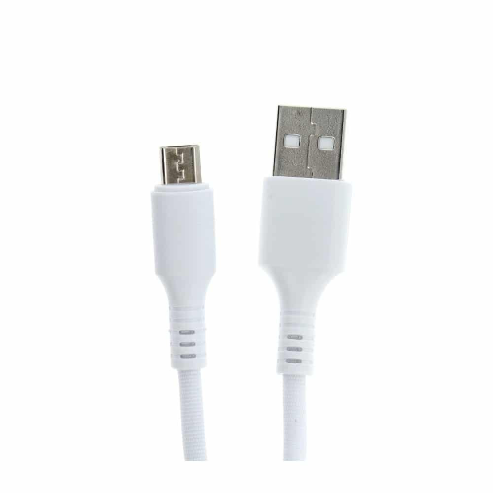 Micro USB kabel tekstilni 3m bel