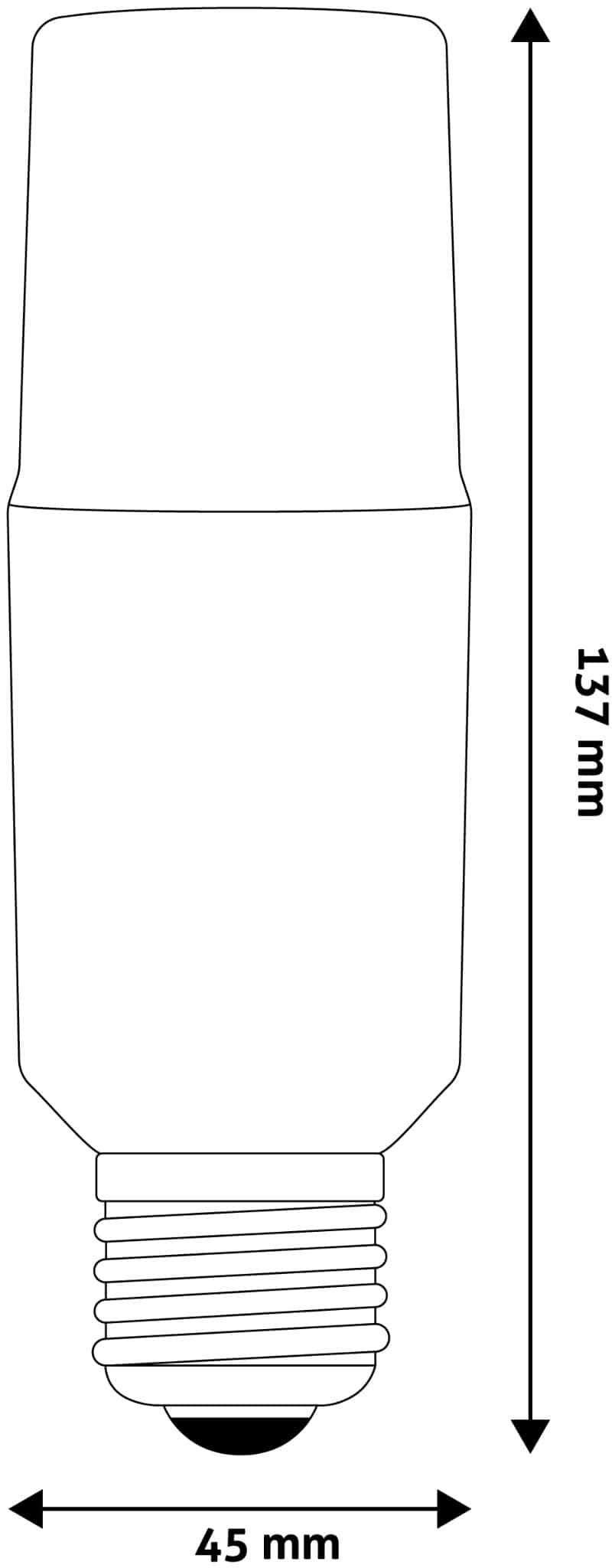 LED žarnica - sijalka E27 stick T45 10W 1065lm 4000K nevtralno bela high lumen