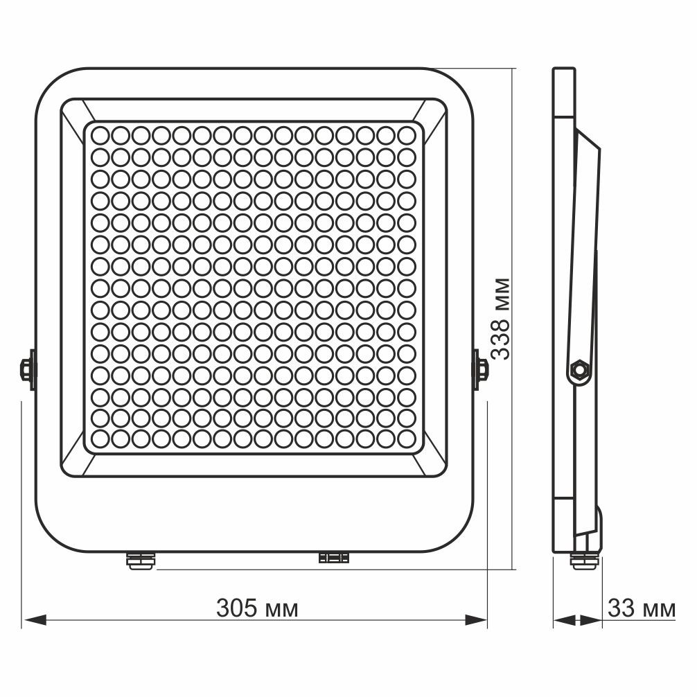 LED reflektor 200W 24000lm IP65 nevtralno beli 5000K – slika 3