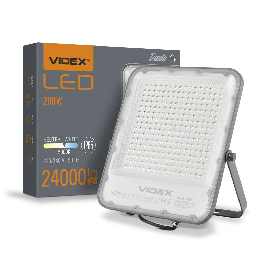 LED reflektor 200W 24000lm IP65 nevtralno beli 5000K – slika 5