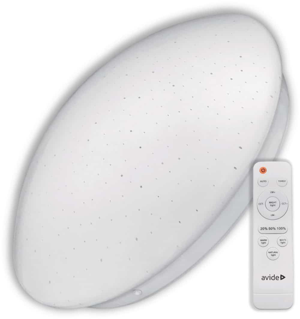 LED plafoniera 76cm z daljincem CCT 80W (40+40) 2700K-6500K
