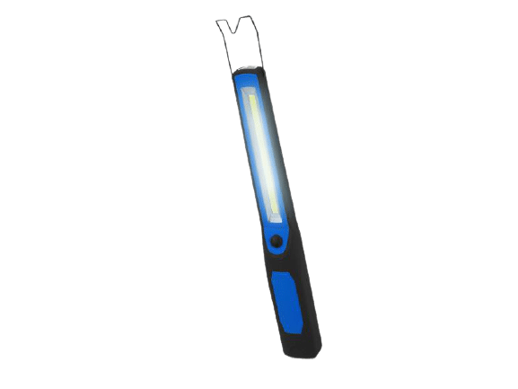 Delovna COB LED baterijska svetilka 4xAA, z magnetnim držalom + kljuko