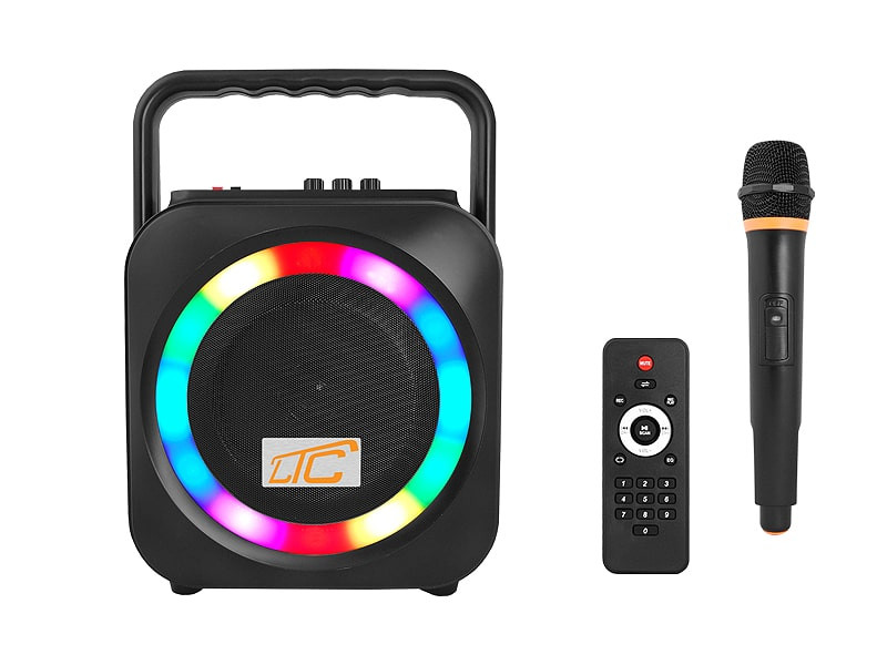 Power Audio Disco zvočnik BT / SD / USB / FM / REC / MIC / RGB, 15 W / 120 W.