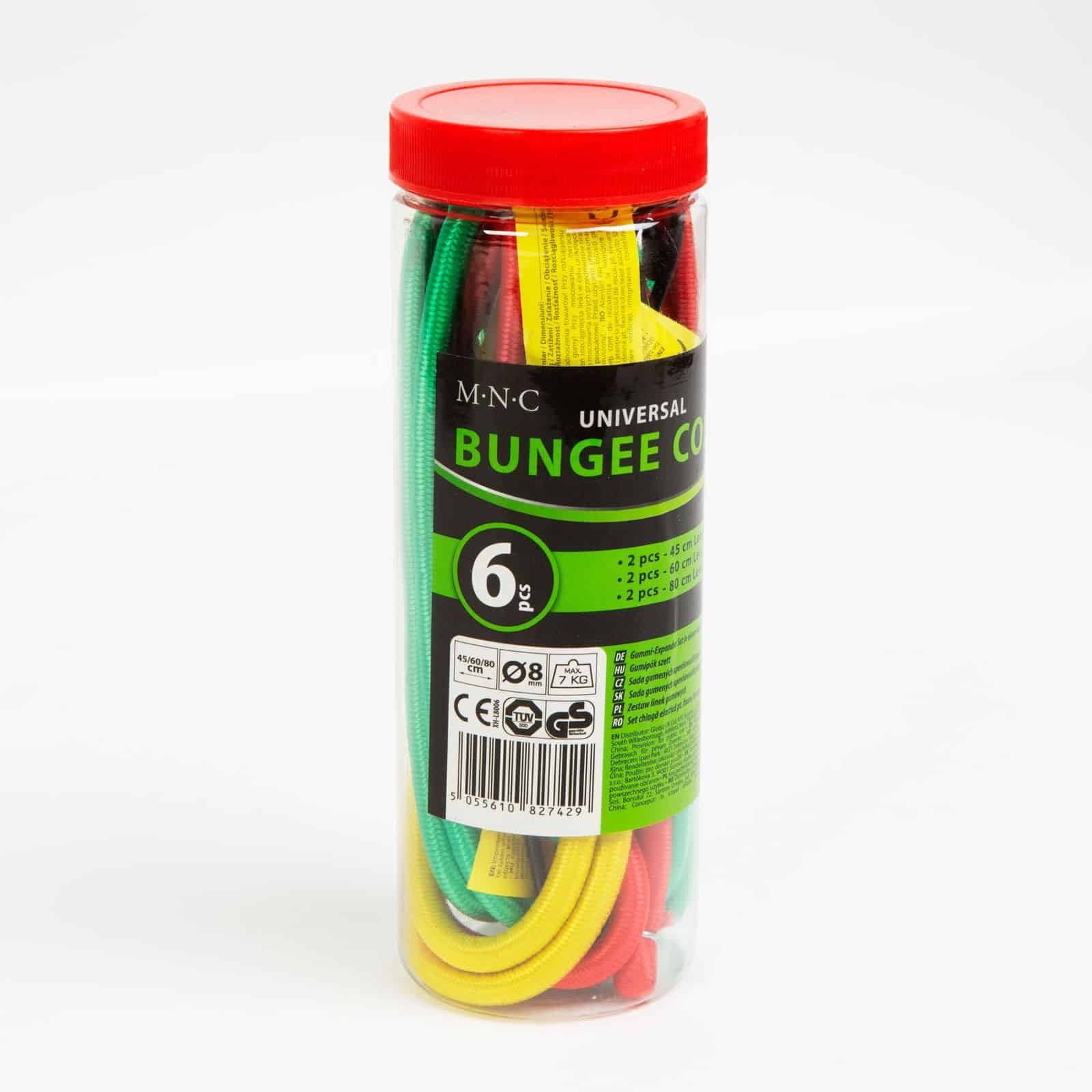 Komplet bungee vrvic - 2 kos x 45 - 60 - 80 cm