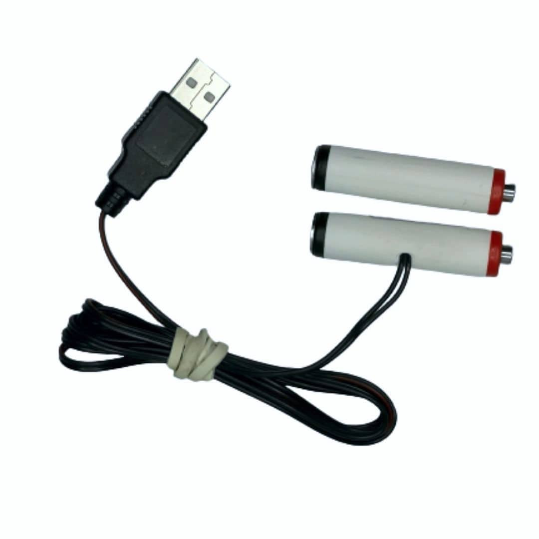 USB nadomestek baterij 2xAA 2R6 3V 500mA