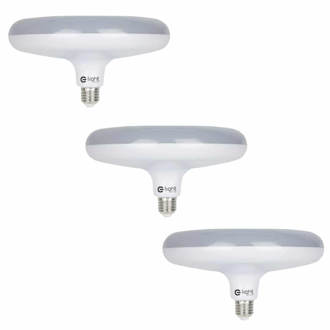 3x LED žarnica - sijalka E27 UFO 15W 1200 lm nevtralno bela 4000K