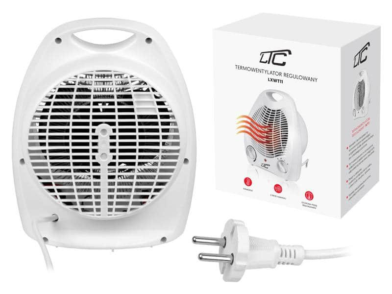 Termoventilator - kalorifer s termostatom 1000W/2000W bel