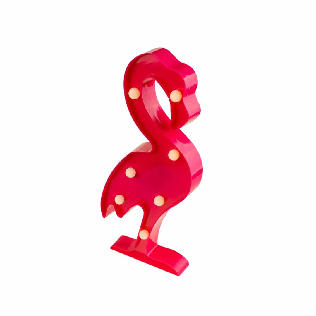 LED flamingo na baterije